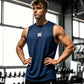 Sleeveless T-shirt Men Quick-drying Fitness Bodybuilding Shirt Male Fashion Basketball Vest Mesh Breathable Summer Gym Tank Men