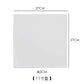 Pure White Square Bone China Steak Plate Western Plate European Creative Simple Household Flat Plate Ceramic Main Dish Tableware