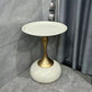 small apartment European wrought iron corner table balcony mobile coffee table bedroom bedside small round table sofa edge table