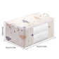 Large Capacity Clothes Storage Bag Organizer With Reinforced Handle Suitable For Blankets Bedding Foldable With Sturdy Zipper