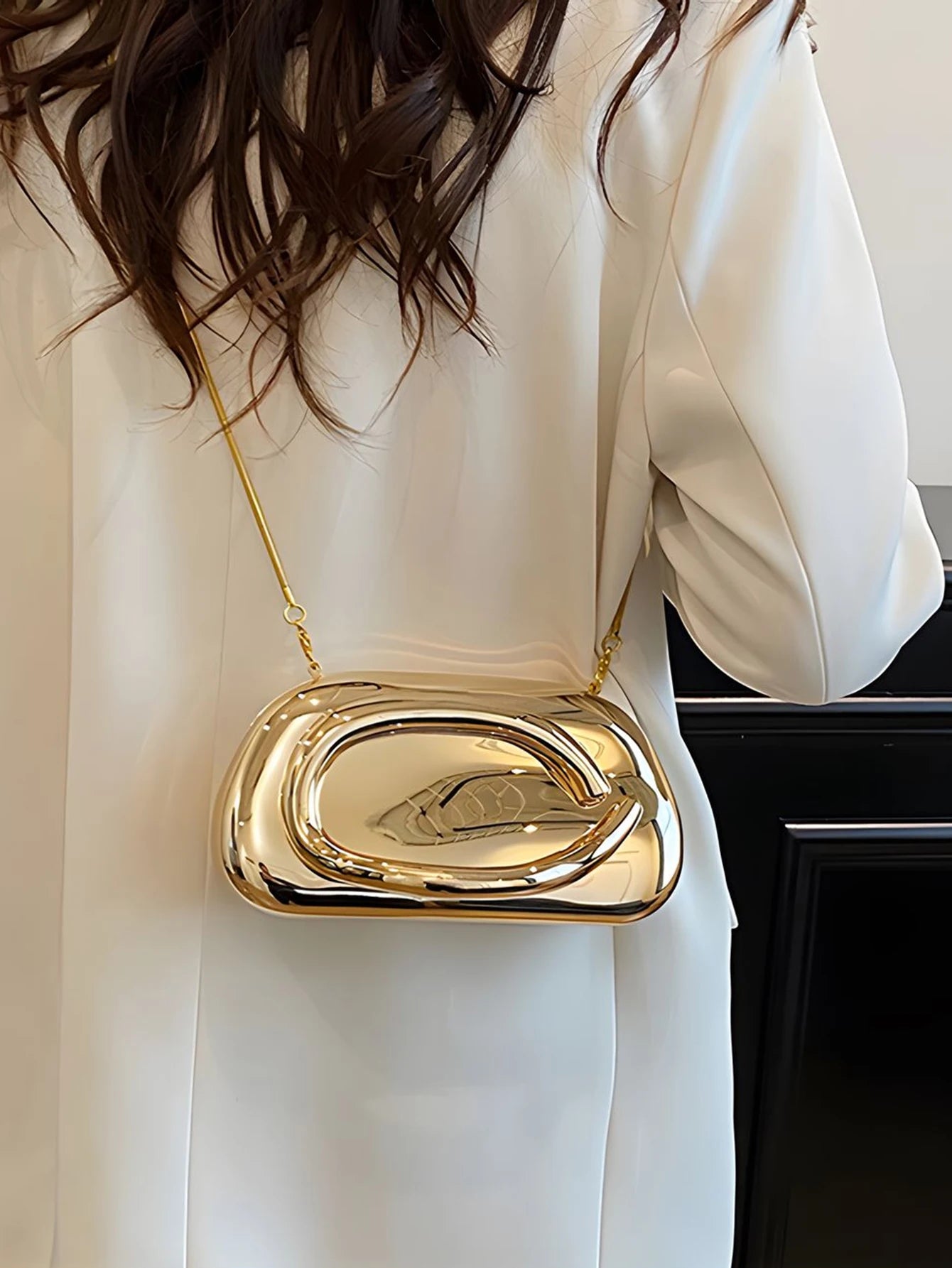 Fashion Elegant Acrylic Box Shaped Crossbody Bags Women Evening Bags Party Cute Handbag Wedding Mini Wallet Banquet Clutch Bag