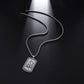 Arabic Ayatul Kursi Stainless Steel Quran Necklace Rectangle Pendant Islamic Jewelry Amulet Muslim Friends Gift