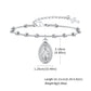 Vnox Rosary Bracelet for Women Girls, Gold Plated Stainless Steel Religious Cross and Virgin Mary Prayer Bracelets Gifts