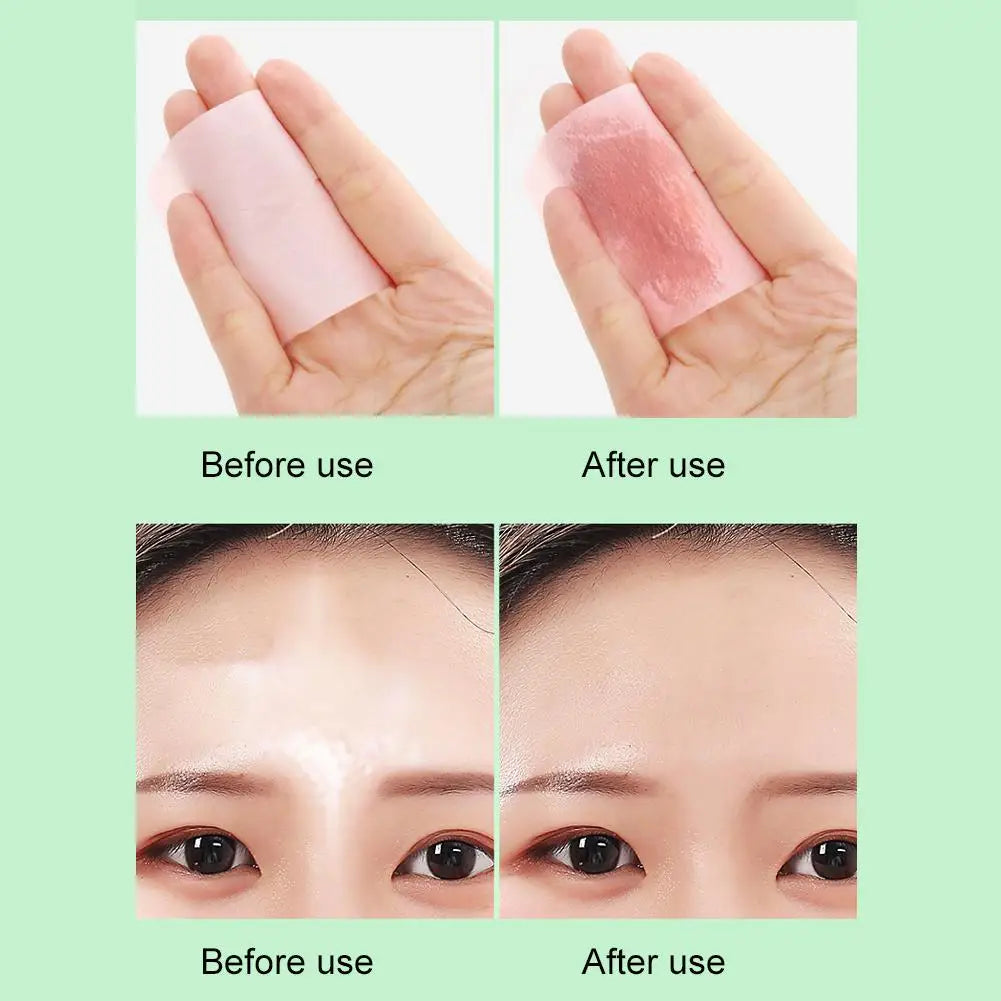 300PcsFace Oil Absorbing Paper Summer Oil Control Wipes Absorbing Sheet Oily Paper Face Cleansing Makeup Tool Face Oil Blotting