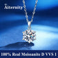 Promotion of Multiple 1.0 Carat Moissanite Windmill Pendants, Luxury Wedding 925 Sterling Silver Jewelry, Bride Diamond Necklace