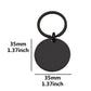 Customized pet nameplate with circular stainless steel text, digital engraved dog and cat collar ID tag, name, phone number,