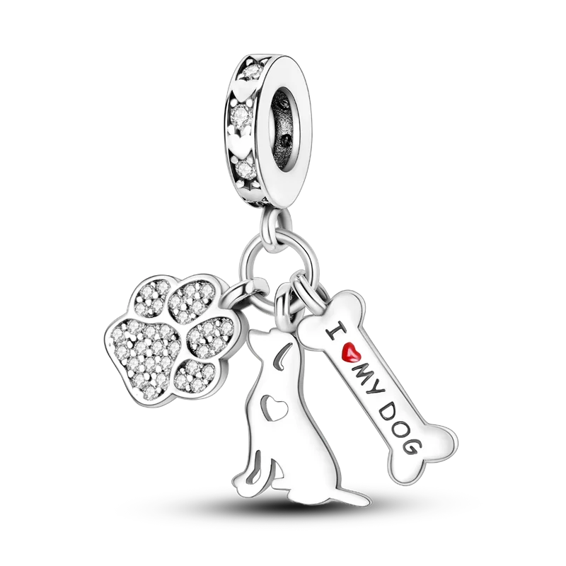 2026 Hot Sale Charms Bead 925 Sterling Sliver Pink Butterfly Luminous Firefly Dangle Fit Bangle Bracelet Necklace DIY Jewelry