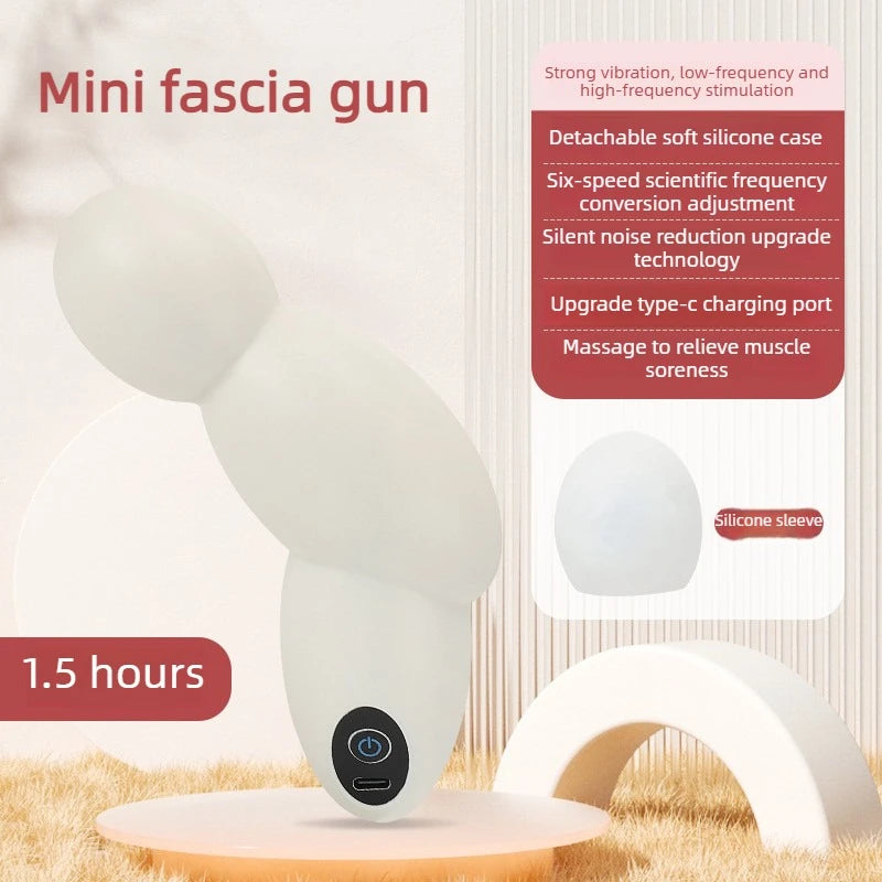 6-speed Portable Muscle Fascia Massager Fitness Muscle Relaxation Vibration Massage Machine Electric Cervical Massager