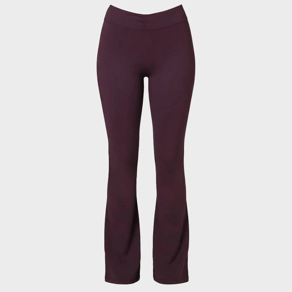 PMWRUN Women 3 Piece Yoga Set Long Sleeve Cropped Top Twist Front Sports Bra High Waisted Flared Leggings Soft For Gym Yoga