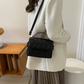 Mini Casual Quilted Crossbody Bag with Magnetic Closure and Adjustable Strap,Small Handbag Tote Shoulder Bag for Women Daily Use