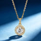 Promotion of Multiple 1.0 Carat Moissanite Windmill Pendants, Luxury Wedding 925 Sterling Silver Jewelry, Bride Diamond Necklace