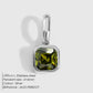 EMANCO Stainless Steel Classic Octagon Birthstone Charms 14K Gold Plated Pendant For DIY Jewelry Making Necklace