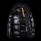 New 2025 Men's White Duck down Jacket Thickened Short Hooded Coat Warm Stylish Brand Bright Surface Men's Outerwear Coat