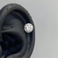 1pcs Quality Shiny Cross Zircon 316L Stainless Steel Ear Bone Nail Y2K Style Silver Color Earring for Women Cochlear Accessories