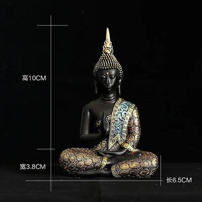 Hand Made Thailand Buddha Statue, Large Buddha Sculpture Green Resin, Buddhism, Hindu, Fengshui Figurine, Meditation, Home Deco