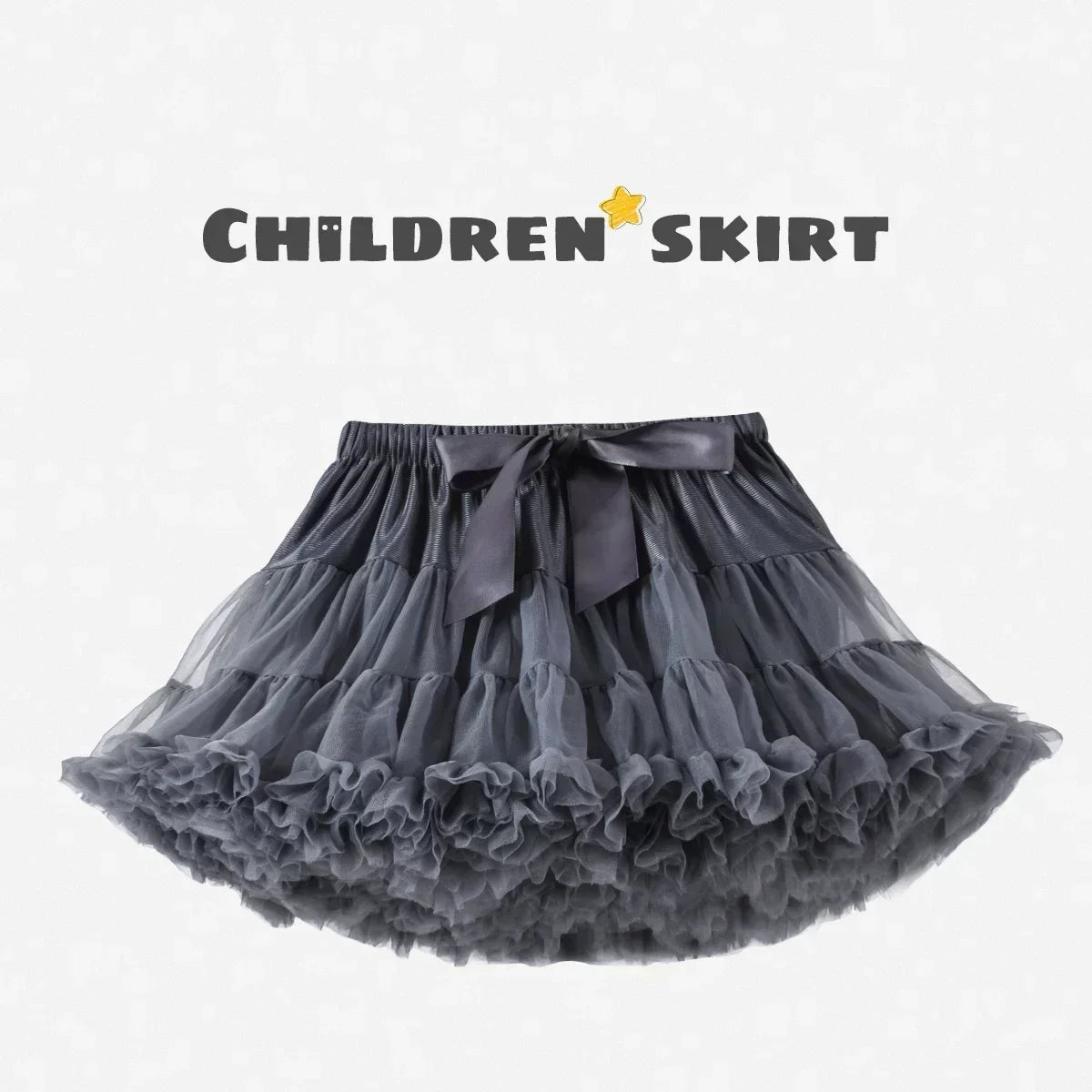 Children's Skirt Baby Girls Tutu Skirt Fluffy Children Ballet Kids Pettiskirt Baby Girl Skirts Princess Tulle Party Dance Skirts