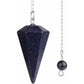 Natural Stone Quartz Agates Pendant Reiki Healing Cone Amethyst Charm Pendulum Pendants For Divination Dowsing Reiki Crystals