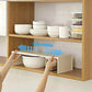 1/2pcs Kitchen Stretchable Cabinet Shelf Cupboard Separated Storage Rack Countertop Organizer Spice Organizer Shelf Save Space
