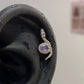 1pcs Quality Shiny Cross Zircon 316L Stainless Steel Ear Bone Nail Y2K Style Silver Color Earring for Women Cochlear Accessories