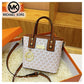Michael Kors Ladies' one shoulder crossbody bag, fashionable and casual MK classic print, girls' mini bag, travel handbag