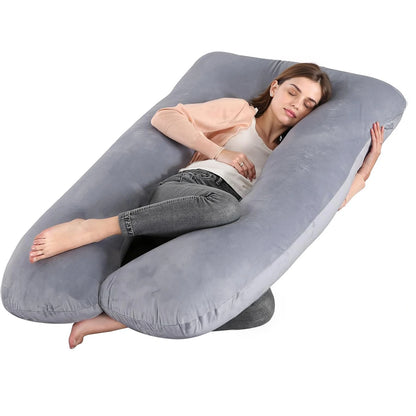Pregnancy Pillows for Sleeping, G Shaped Full Body Maternity Pillow with Removable Cover - Support for Belly for Pregnant Women