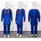 H&D African Clothing For Man Traditional Agbada Sets 2PCS For Boy Thobe Pant Embroidery Wedding Party Father Son Suits Plus Size