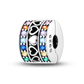 Silver Clasp 925 Sterling Silver CZ Pave Clip Charms Daisy Beads Stopper Safety Chain Fit Original Bangle Bracelet Jewelry Clips