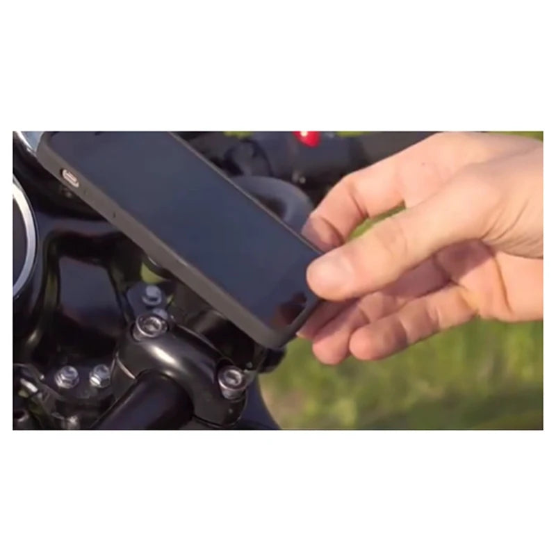 Universal Motorcycle Mobile Phones Bracket Motorcycle Travel Navigation Holder Fixing Clip Anti Shock