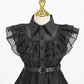 Girls Halloween Cosplay Costume Dress Movie Kids Gothic Dancing Vestidos Party Outfits Dress