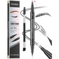 Waterproof Eyebrow Pen, Microblading Eyebrow Pencil With 4 Split Head, Natural Looking Brows Makeup ( 5 Colors)