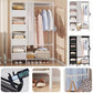 Heavy Duty Metal Clothes Rails Storage Garment Shelf Hanging Rack Display Stand+