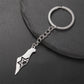EUEAVAN Fashion Israel Map Keychain Stainless Steel Hollow Hexagram Star of David Keychain Religious Jewelry Gift Wholesale