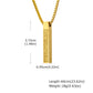 Allah Arabic Vertical Necklaces for Men Women,Muslim Pendant Ayatul Kursi Necklace,Islam Eid Ramadan Islamic Jewelry Gifts