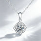 0.5ct-1.0ct VVS1 D Color Moissanite Necklace 925 Soild Sterling Sliver Chain with Certificate Fine Jewelry for Woman Jewelry