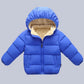 Winter Baby Kids Fleece Jacket For Children Cartoon Coats Autumn Boys Warm Hooded Down Jackets Girls Plush Warm Outerwear