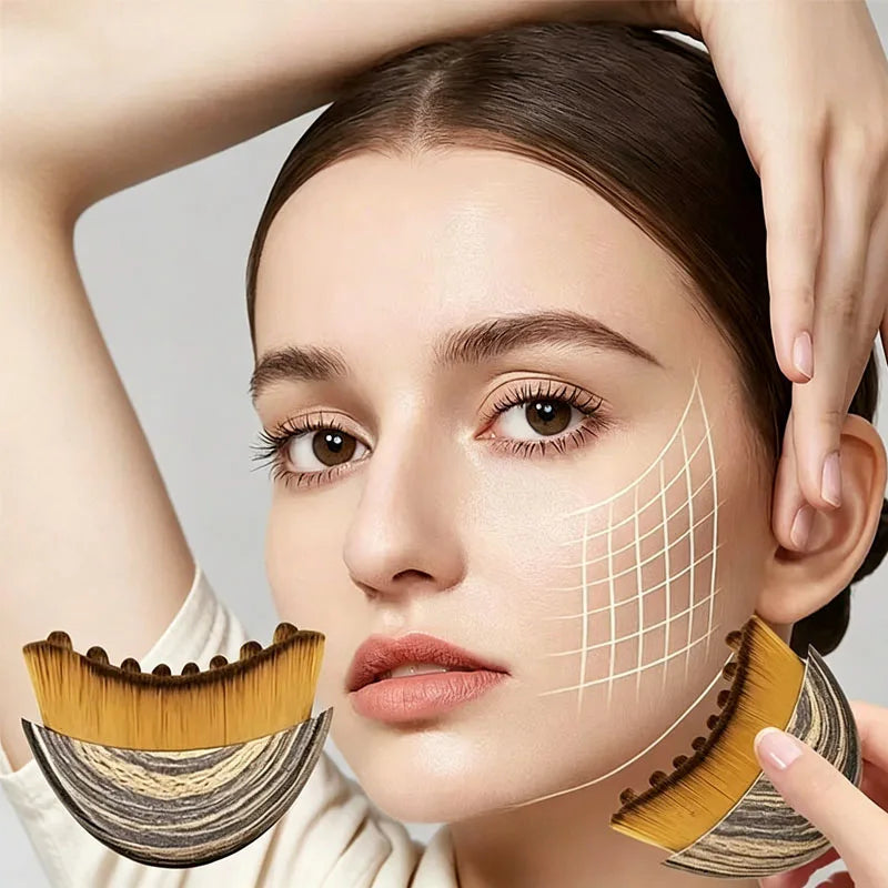 Lymphatic Contour Face Brush | Facial Massage Tool