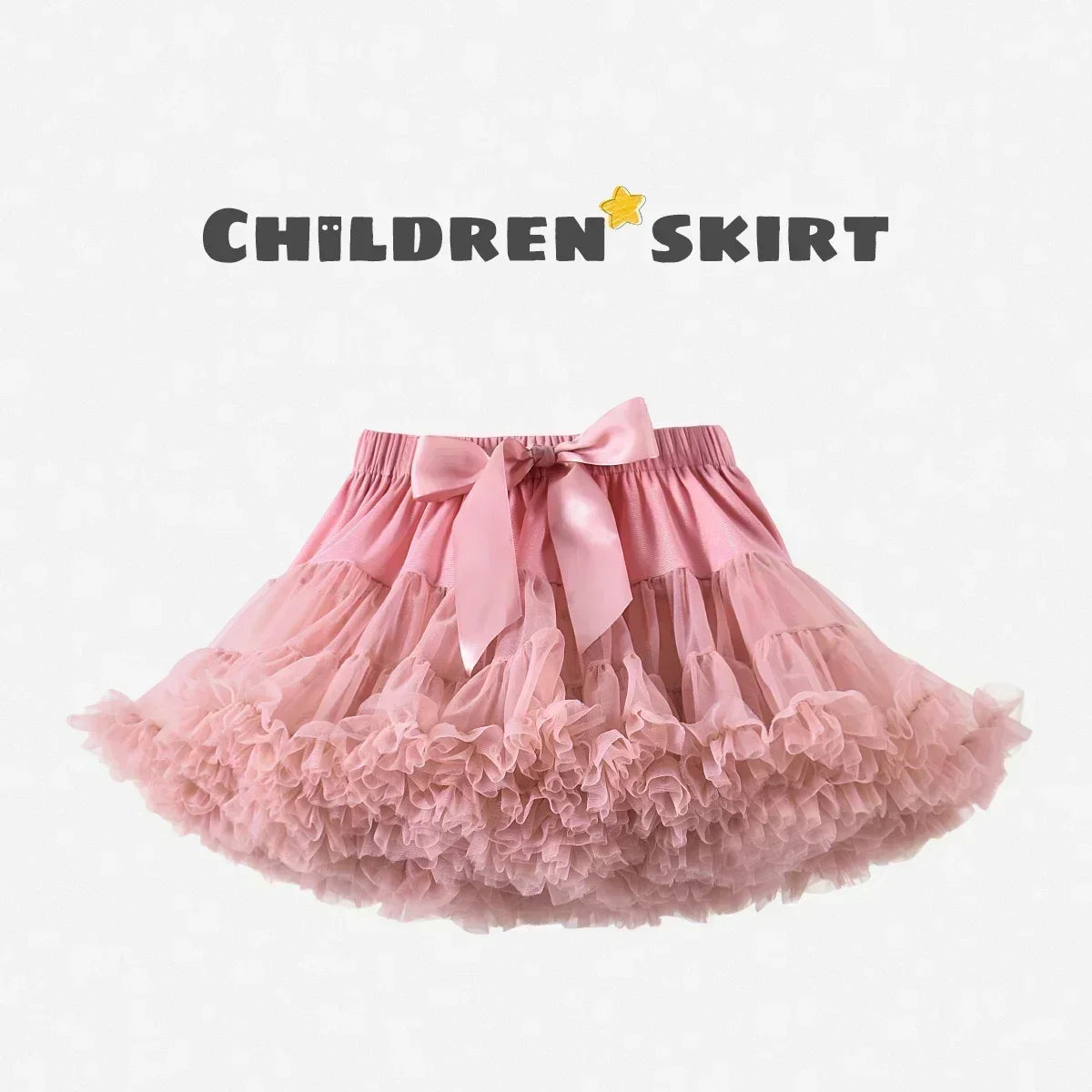 Children's Skirt Baby Girls Tutu Skirt Fluffy Children Ballet Kids Pettiskirt Baby Girl Skirts Princess Tulle Party Dance Skirts