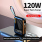 100000mAh 120W Portable Power Bank High Capacity Cable Two-way Fast Charging Mini Powerbank For Xiaomi IPhone Samsung ﻿2025 New