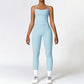 2PCS Seamless Yoga Set Women Workout Set Sportswear Gym Clothing Fitness Long Sleeve Crop Top High Waist Leggings Sports Suits