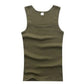 Hot Sale Men's Sleeveless Breathable Fitness Vest Basic Elastic Tank Top Men's Cotton Bodybuilding T-shirt Classic Color Clothes