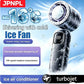 8000mAh USB Hanging Neck Fan Portable Bladeless Mini Rechargeable Mute LED Digital Display Electric Air Cooler Handheld