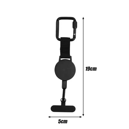 Retractable Anti-Theft Phone Holder Cellphone Lanyard Strap Smartphone Case Safety Tether with Belt Clip Cellphone Lanyard