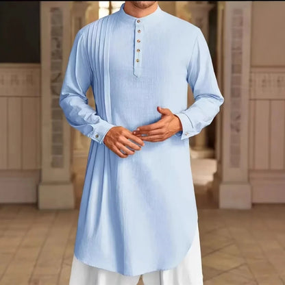 Men’s Long-Sleeve Cotton Thobe / Jubba
