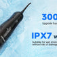 Portable Oral Irrigator with 5 Jet Tips , 5 Cleaning Modes of 3 water pressure , 300ml Water Tank IPX7 Waterproof Water Flosser