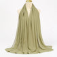 Muslim Chiffon Hijabs For Woman Long Solid Color Head Wrap For Women Shawls Scarves Ladies Muslim Veil Hijab