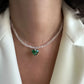 Design Exaggerated Baroque Transparent Crystal Chain With Sexy Zircon Cross Pendant Necklace For Women Wedding Praty Gift