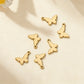 5pcs Stainless Steel Tree of Life Charms for Jewelry Making Moon Cross Butterfly Snake Pendant Tiny Charm Bracelet Earrings DIY