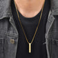Allah Arabic Vertical Necklaces for Men Women,Muslim Pendant Ayatul Kursi Necklace,Islam Eid Ramadan Islamic Jewelry Gifts