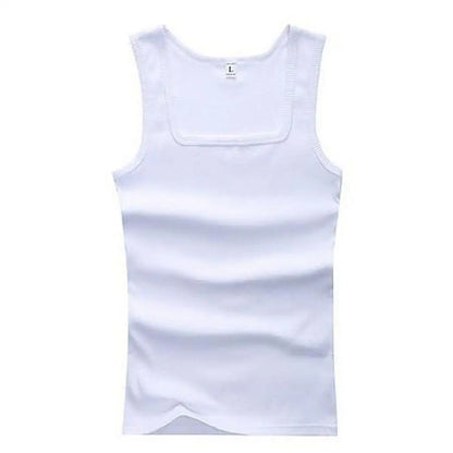 Hot Sale Men's Sleeveless Breathable Fitness Vest Basic Elastic Tank Top Men's Cotton Bodybuilding T-shirt Classic Color Clothes