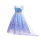 Halloween Girl Elsa Role Playing Dress Light Up Halloween Frozen Carnival Apparel Girls Birthday Cosplay Princess Glowing Dress